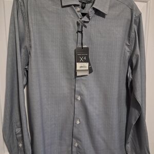 Report Collection Charcoal Dress Shirt
